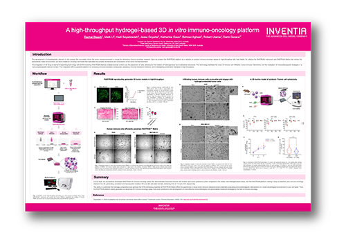 A high-throughput hydrogel-based 3D in vitro immuno-oncology platform