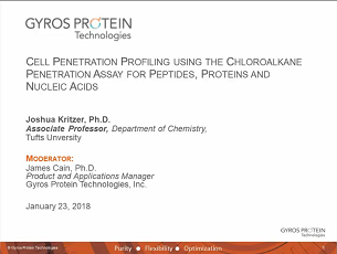 Cell Penetration Profiling using the Chloroalkane Penetration Assay for Peptides, Proteins and Nucleic Acids