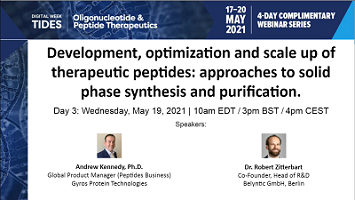 Development, optimization and scale up of therapeutic peptides_approaches to solid phase synthesis and purification