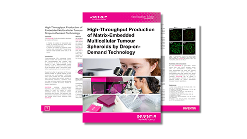 High-Throughput production of matrix-embedded multicellular tumour spheroids by drop-on-demand technology