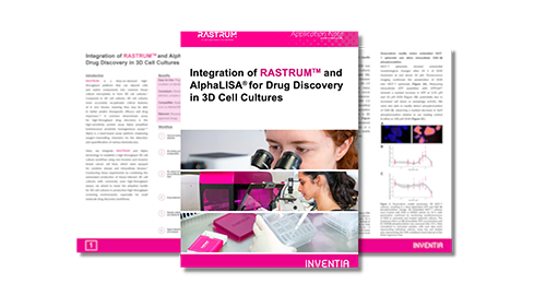 Integration of RASTRUM™ and AlphaLISA® for drug discovery in 3D cell cultures