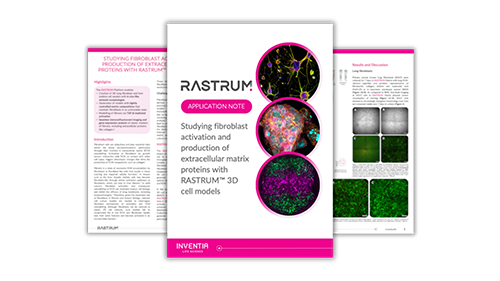 Studying fibroblast activation and production of extracellular matrix proteins with RASTRUM™ 3D cell models